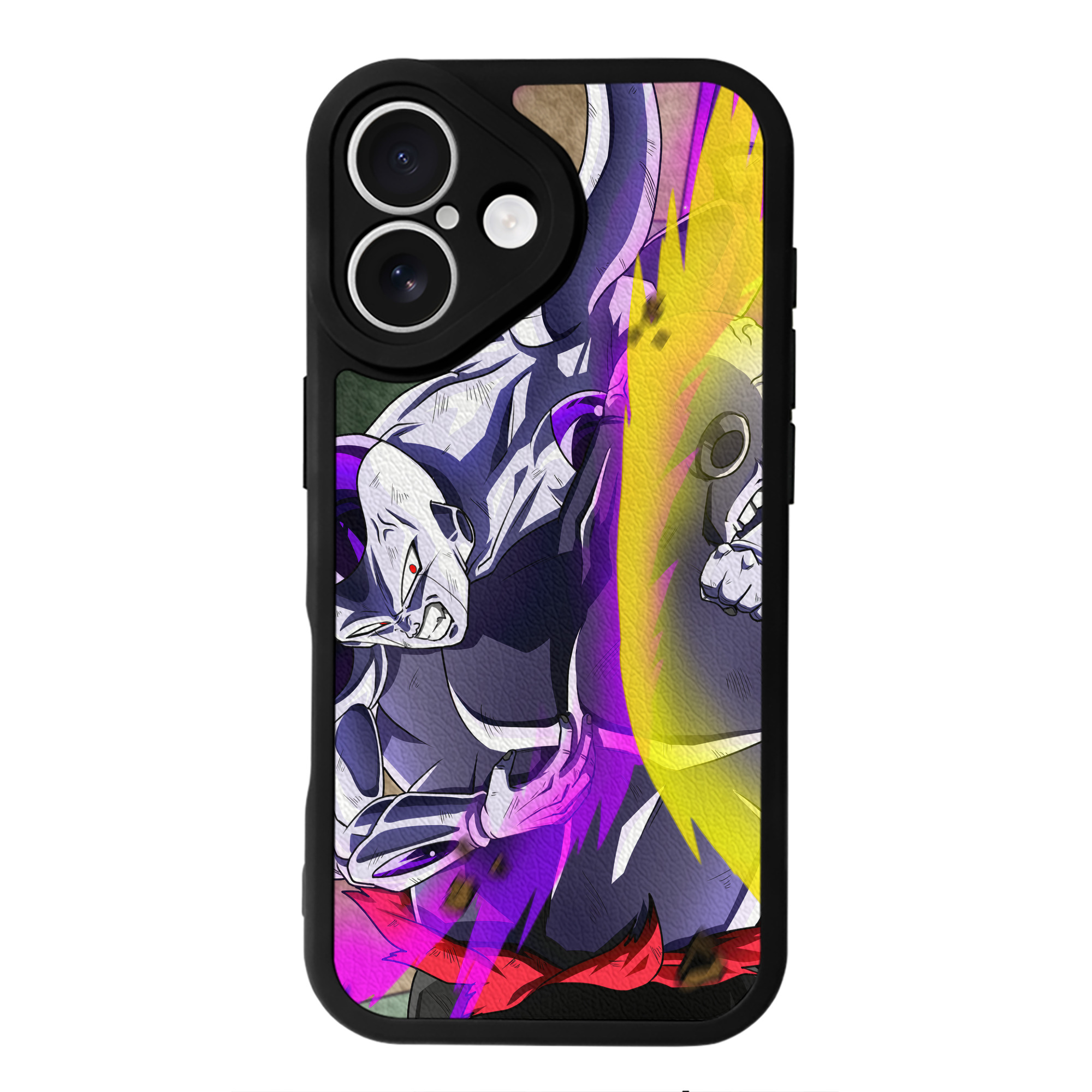 （画像用） ドラゴンボール DRAGON BALL 【iPhone 16シリーズ対応】シリコンスマホケース（レザー調） 材質：シリコン